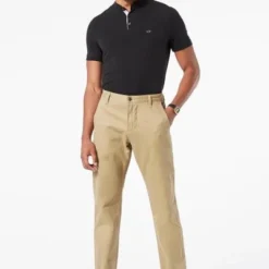 Chino Broeken Dockers Alpha Stretch British Khaki -Sport Jas Verkoopwinkel 10532 19