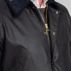 Waxjas Voor Heren Barbour Waxjas Beaufort Donkerblauw -Sport Jas Verkoopwinkel 39479 13