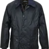 Waxjas Voor Heren Barbour Bedale Wax Jas Donkerblauw