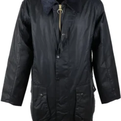 Waxjas Voor Heren Barbour Border Wax Jas Blauw