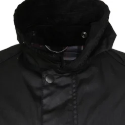 Waxjas Voor Heren Barbour Bedale Wax Jas Zwart -Sport Jas Verkoopwinkel 55941 11