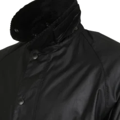 Waxjas Voor Heren Barbour Bedale Wax Jas Zwart -Sport Jas Verkoopwinkel 55941 12