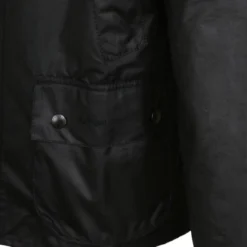 Waxjas Voor Heren Barbour Bedale Wax Jas Zwart -Sport Jas Verkoopwinkel 55941 9