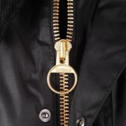 Waxjas Voor Heren Barbour Waxjas Beaufort Black -Sport Jas Verkoopwinkel 5932 8