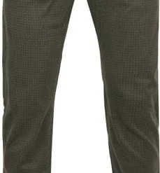 Chino Broeken Dstrezzed Chino Graphic Donkergroen -Sport Jas Verkoopwinkel 63747 6 1