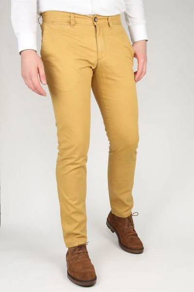 Chino Broeken Suitable Chino Sartre Oker 2 Chino Broeken Suitable Chino Sartre Oker - Afbeelding 2