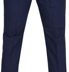 Pantalons Suitable Pantalon Pisa Strepen Navy -Sport Jas Verkoopwinkel 66109 1 1