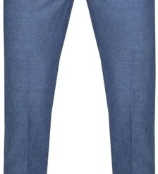 Pantalons Suitable Pantalon Pisa Melange Blauw