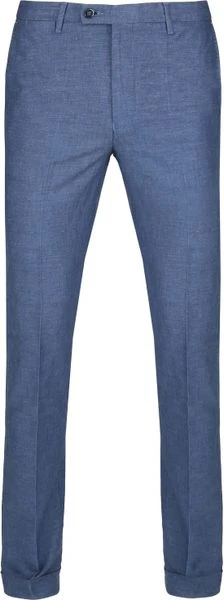 Pantalons Suitable Pantalon Pisa Melange Blauw 1 Pantalons Suitable Pantalon Pisa Melange Blauw