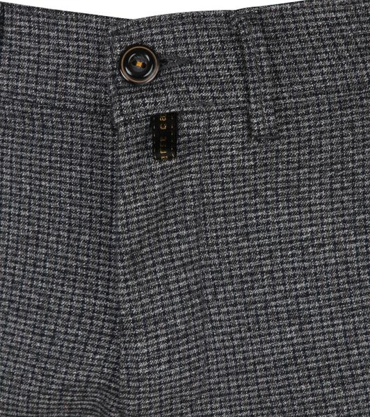 Five-Pocket Broeken Pierre Cardin Voyage Broek Ruit Antraciet 4 Five-Pocket Broeken Pierre Cardin Voyage Broek Ruit Antraciet - Afbeelding 4