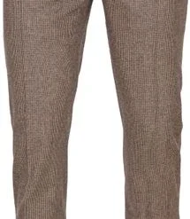 Pantalons Suitable Pantalon Milano Bruin
