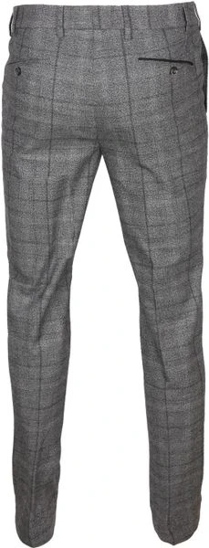 Pantalons Suitable Pantalon Milano Ruit Grijs 4 Pantalons Suitable Pantalon Milano Ruit Grijs - Afbeelding 4