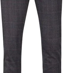 Chino Broeken Suitable Chino Locke Ruit Bruin -Sport Jas Verkoopwinkel 67727 1 1