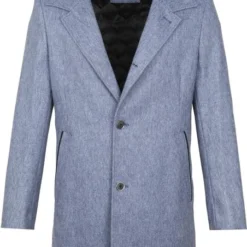 Wollen Jassen Suitable Geke Coat Streep Blauw -Sport Jas Verkoopwinkel 67900 12