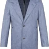 Wollen Jassen Suitable Geke Coat Streep Blauw