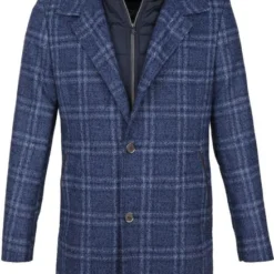 Wollen Jassen Suitable Geke Coat Ruit Blauw