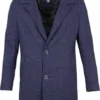 Wollen Jassen Suitable Kevin Coat Donkerblauw