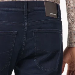 Five-Pocket Broeken Pierre Cardin Voyage Lyon Broek Donkerblauw 8 Five-Pocket Broeken Pierre Cardin Voyage Lyon Broek Donkerblauw -Sport Jas Verkoopwinkel 69801 3