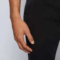 Chino Broeken Hugo Boss Chino Zwart -Sport Jas Verkoopwinkel 70158 5