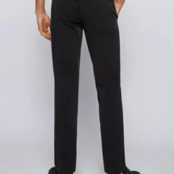 Chino Broeken Hugo Boss Chino Zwart -Sport Jas Verkoopwinkel 70158 6