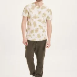 Joggingbroeken KnowledgeCotton Apparel Teak Joggingsbroek Donkergroen -Sport Jas Verkoopwinkel 70640 4