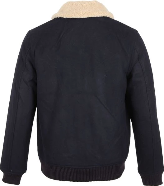 Wollen Jassen Suitable Pilot Jas Donkerblauw 5 Wollen Jassen Suitable Pilot Jas Donkerblauw - Afbeelding 5