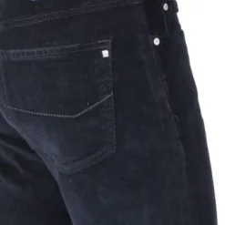 Five-Pocket Broeken Pierre Cardin Lyon Voyage Corduroy Broek Donkerblauw -Sport Jas Verkoopwinkel 71397 3