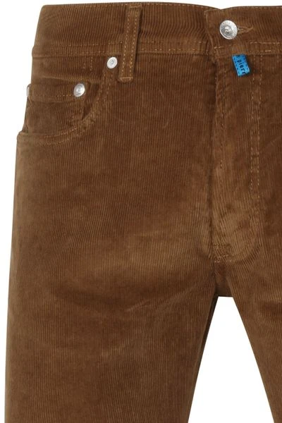Five-Pocket Broeken Pierre Cardin Lyon Voyage Corduroy Broek Bruin 2 Five-Pocket Broeken Pierre Cardin Lyon Voyage Corduroy Broek Bruin - Afbeelding 2