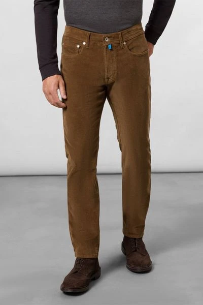 Five-Pocket Broeken Pierre Cardin Lyon Voyage Corduroy Broek Bruin 5 Five-Pocket Broeken Pierre Cardin Lyon Voyage Corduroy Broek Bruin - Afbeelding 5