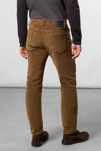 Five-Pocket Broeken Pierre Cardin Lyon Voyage Corduroy Broek Bruin 6 Five-Pocket Broeken Pierre Cardin Lyon Voyage Corduroy Broek Bruin - Afbeelding 6