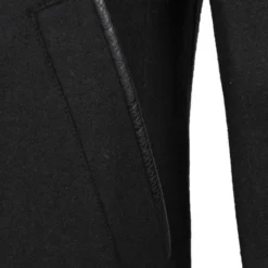 Wollen Jassen Suitable Geke Coat Uni Zwart -Sport Jas Verkoopwinkel 71412 4