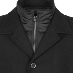 Wollen Jassen Suitable Geke Coat Uni Zwart -Sport Jas Verkoopwinkel 71412 6