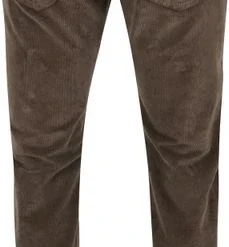 Five-Pocket Broeken Pierre Cardin Lyon Voyage Corduroy Broek Donkerbruin -Sport Jas Verkoopwinkel 71499 4