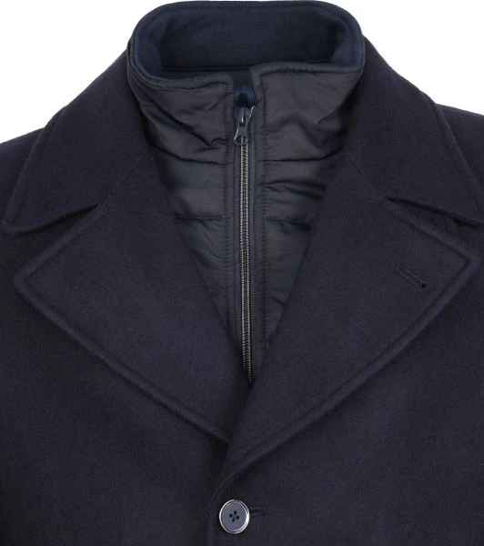 Wollen Jassen Suitable Coat Turijn Donkerblauw 2 Wollen Jassen Suitable Coat Turijn Donkerblauw - Afbeelding 2