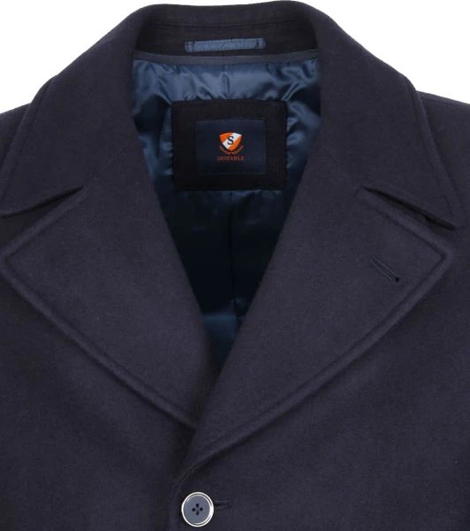 Wollen Jassen Suitable Coat Turijn Donkerblauw 5 Wollen Jassen Suitable Coat Turijn Donkerblauw - Afbeelding 5