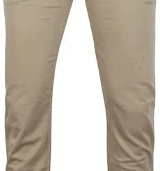 Chino Broeken Hugo Boss Chino Schino Slim Beige