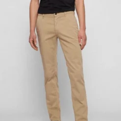 Chino Broeken Hugo Boss Chino Schino Slim Beige -Sport Jas Verkoopwinkel 71959 5