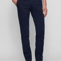 Chino Broeken Hugo Boss Chino Schino Slim Donkerblauw -Sport Jas Verkoopwinkel 71960 9