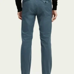 Chino Broeken Scotch And Soda Chino Stuart Blauw -Sport Jas Verkoopwinkel 71997 8