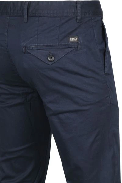 Chino Broeken Scotch And Soda Chino Slim Mott Donkerblauw 5 Chino Broeken Scotch And Soda Chino Slim Mott Donkerblauw - Afbeelding 5
