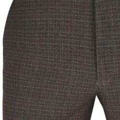 Pantalons Suitable Pantalon Jersey Ruit Bruin -Sport Jas Verkoopwinkel 72344 2