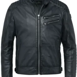 Tussenjassen Vanguard Sheep Veg Oily Leren Jas Navy -Sport Jas Verkoopwinkel 72850 1 1