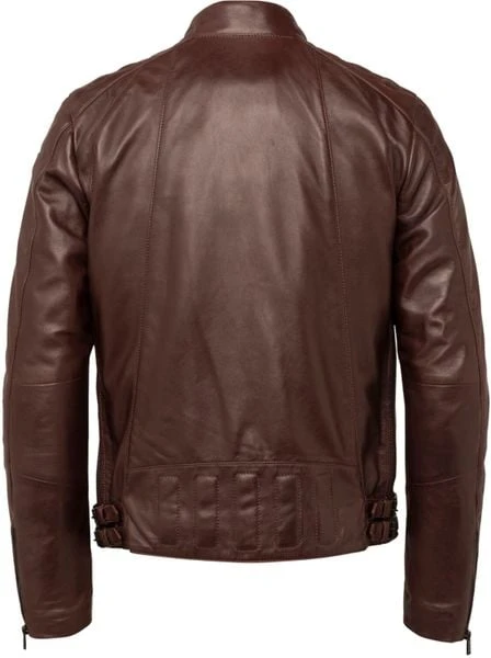 Tussenjassen Vanguard Leren Jas Bruin 4 Tussenjassen Vanguard Leren Jas Bruin - Afbeelding 4