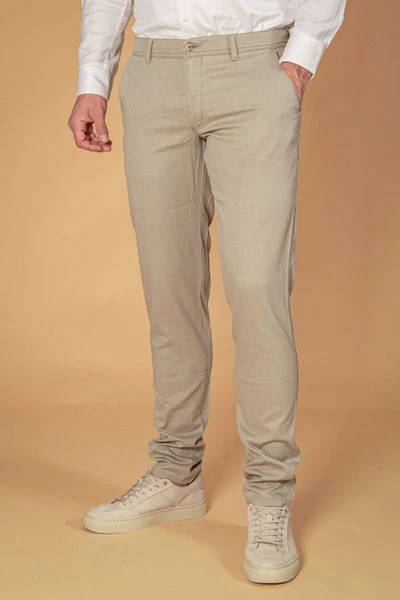 Chino Broeken Suitable Chino Pico Khaki 2 Chino Broeken Suitable Chino Pico Khaki - Afbeelding 2