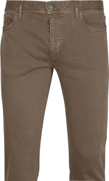 Five-Pocket Broeken Alberto Pipe Broek Bruin 2 Five-Pocket Broeken Alberto Pipe Broek Bruin - Afbeelding 2