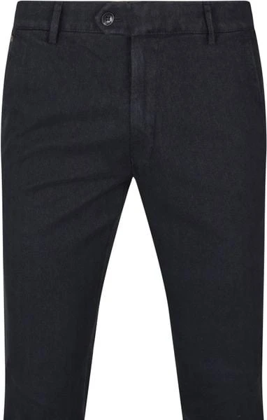 Chino Broeken Meyer Chino Bonn Herringbone Donkerblauw 6 Chino Broeken Meyer Chino Bonn Herringbone Donkerblauw - Afbeelding 6