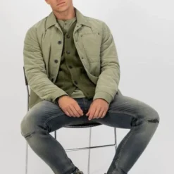 Tussenjassen Dstrezzed Jas Olijfgroen -Sport Jas Verkoopwinkel 74445 3