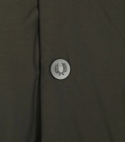 Winterjas Voor Heren Fred Perry Padded Jas Donkergroen 4 Winterjas Voor Heren Fred Perry Padded Jas Donkergroen - Afbeelding 4