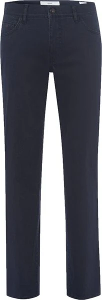 Five-Pocket Broeken Brax Cadiz Broek Five Pocket Donkerblauw Print 1 Five-Pocket Broeken Brax Cadiz Broek Five Pocket Donkerblauw Print