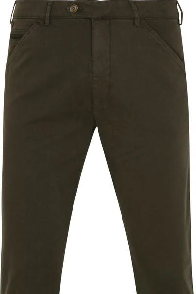 Five-Pocket Broeken Meyer Chicago Broek Donkergroen 2 Five-Pocket Broeken Meyer Chicago Broek Donkergroen - Afbeelding 2